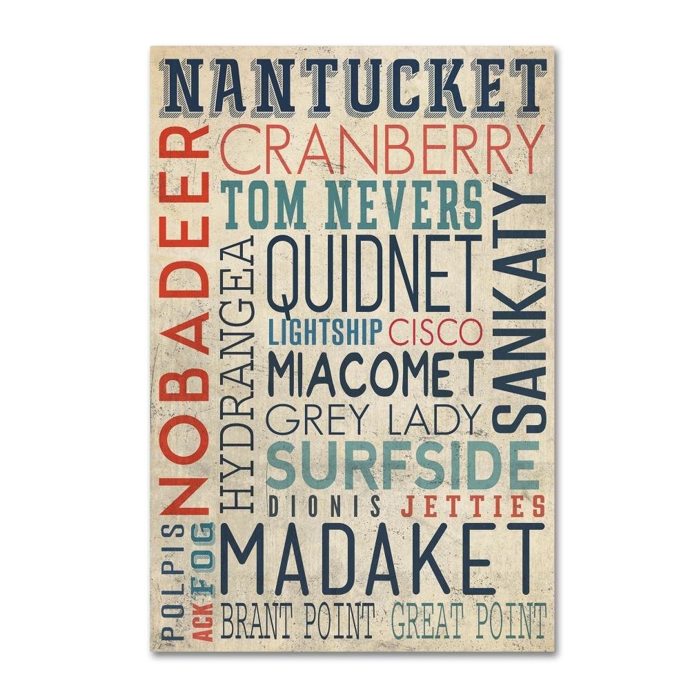 Trademark Fine Art Destination 4 by Lantern Press, 16x24-Inch-Inch