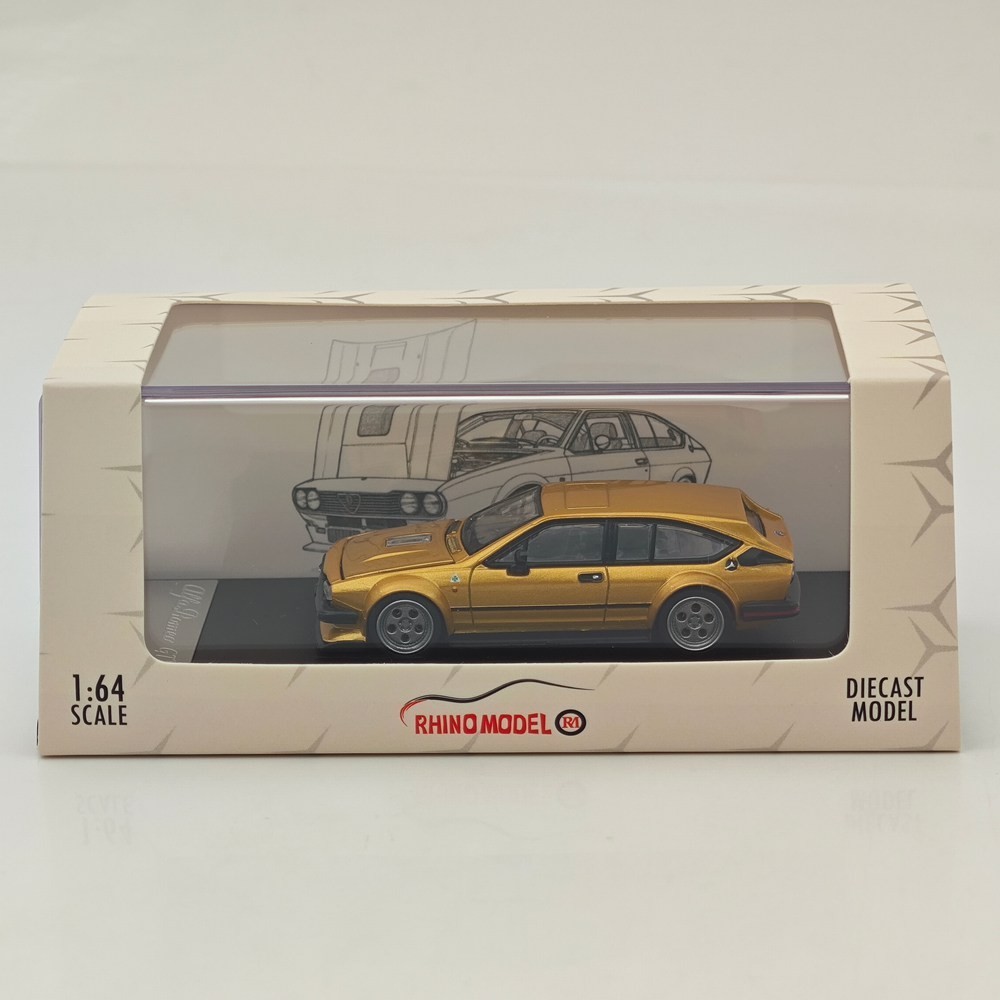 1:64 Scale Rare Alfa Romeo GTV6 Widebody Alloy Diecast Model Car