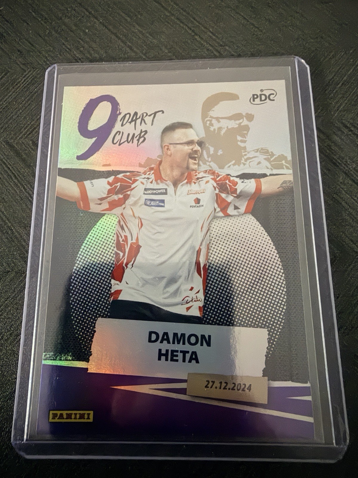Panini 2025 PDC World Championship Darts NINE-16 Damon Heta 9 Dart Club /180