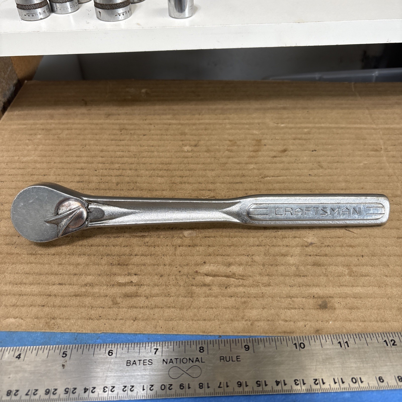 Vintage Craftsman Flying =V= 1/2” Drive =V= Series Ratchet Wrench Oil Port USA