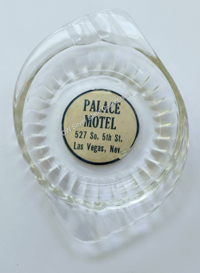 ca 1930's- 40's Palace Motel Ashtray 527 So 5th St. Downtown Las Vegas Nevada NV