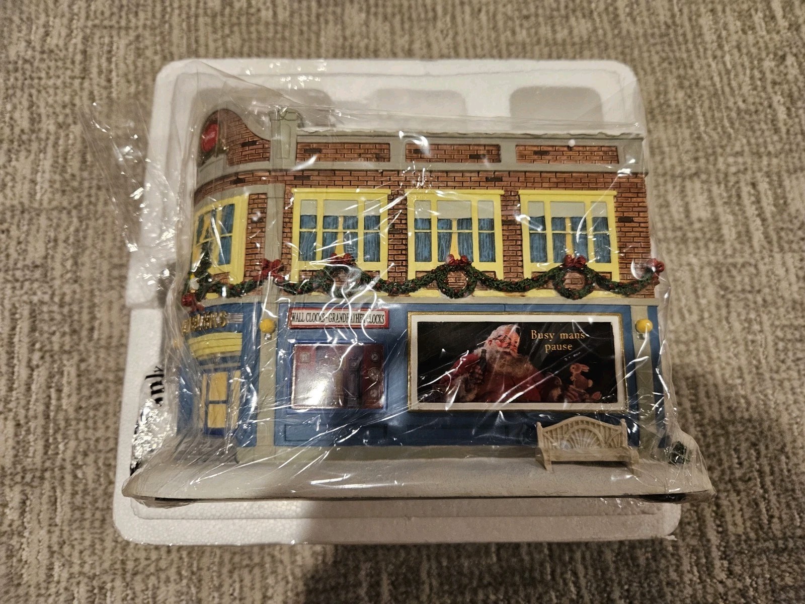 hawthorne village coca cola holiday village HOLIDAY VILLAGE JEWELERS Box w COA