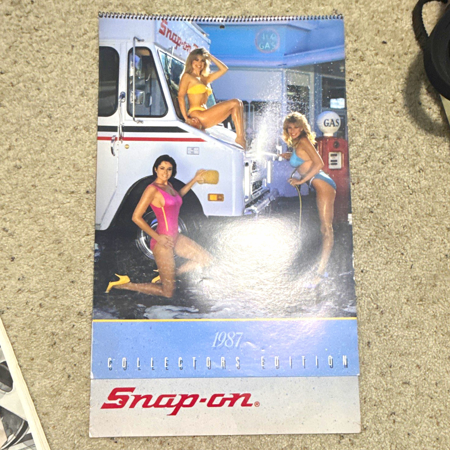 Snap-on 1987 Collector's Edition Wall Calendar Collectors Edition Calendar