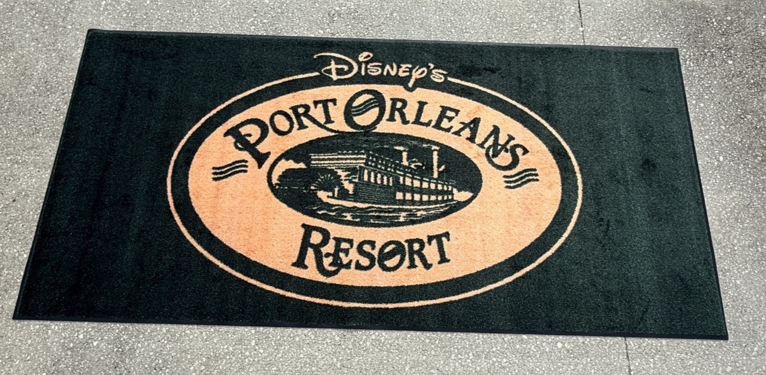 PORT ORLEANS Disney Original Cast Member Prop Rug/Carpet Riverside/Royal Room dd