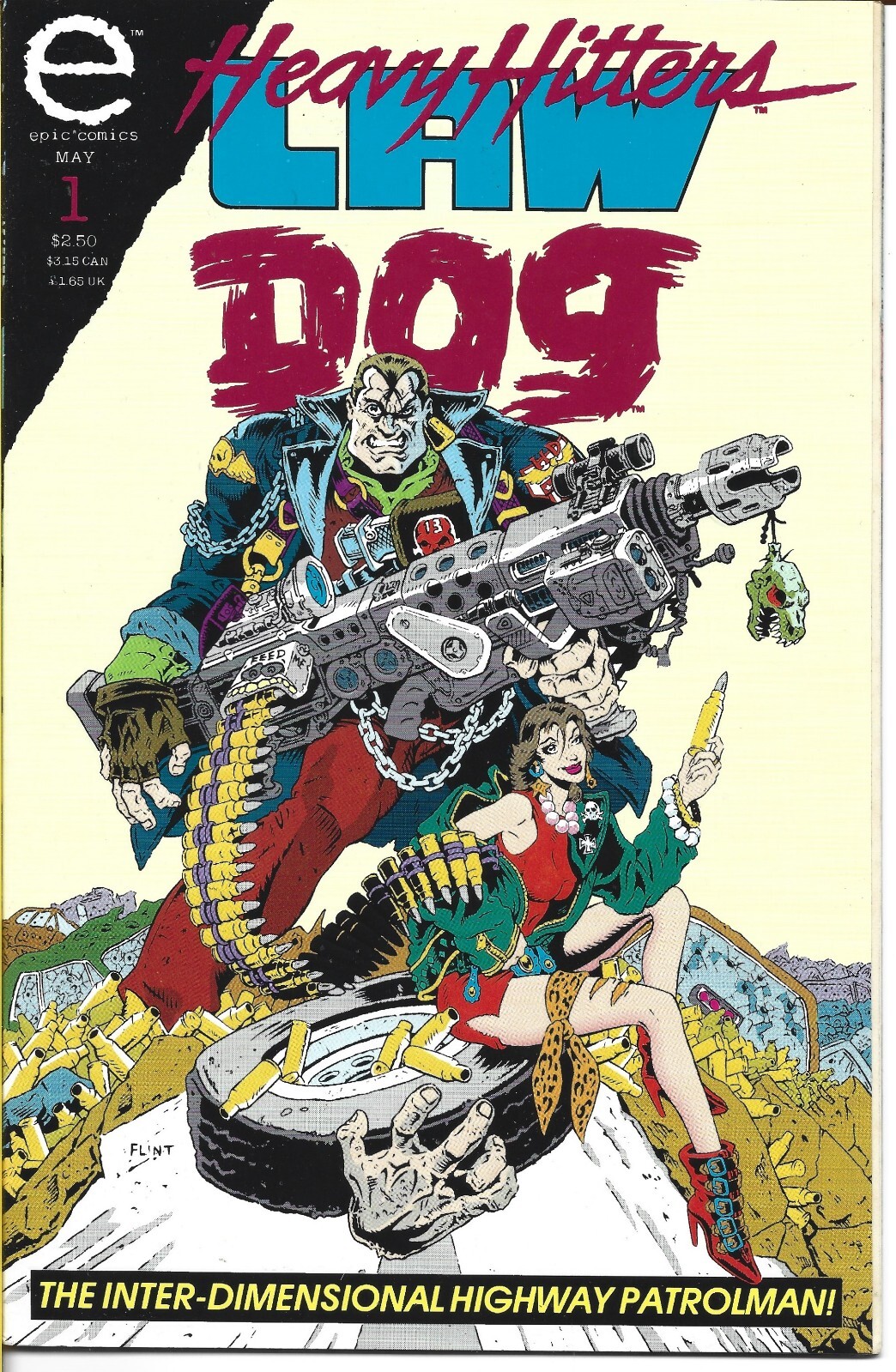 HEAVY HITTERS LAW DOG #1 EPIC/MARVEL COMICS 1993 BAGGED BOARDED