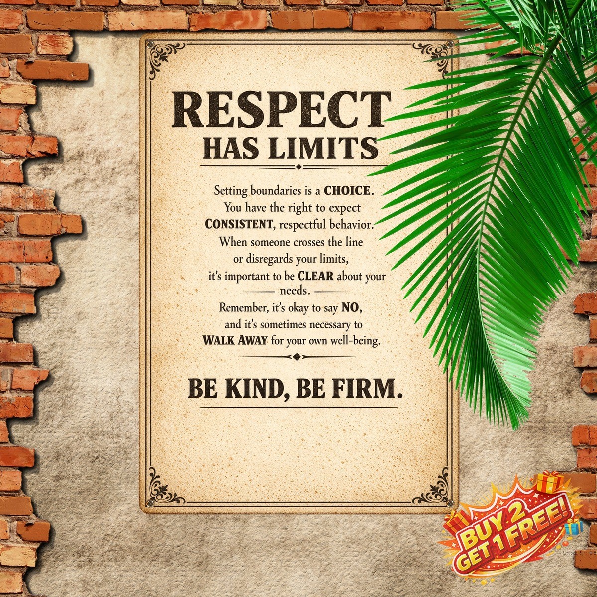 Inspirational Quote Wall Art 8x12 Vintage Tin Sign Metal Home Decor Plaque