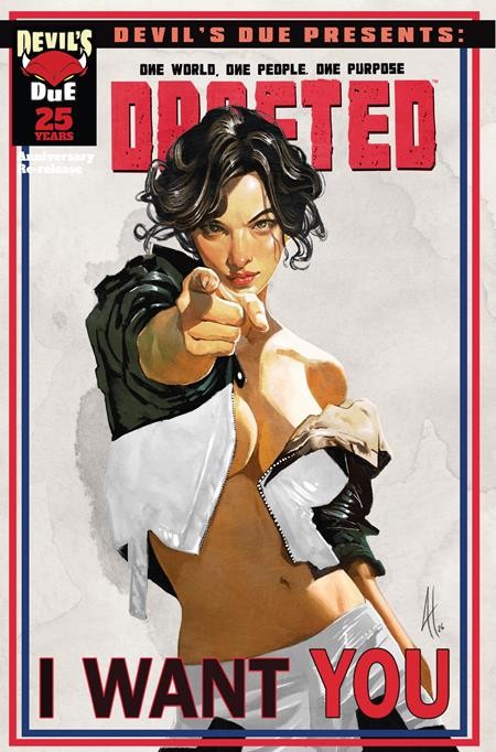 PREORDER: DEVILS DUE PRESENTS DRAFTED #1 (ONE SHOT) CVR B JOEL H HERRERA VAR