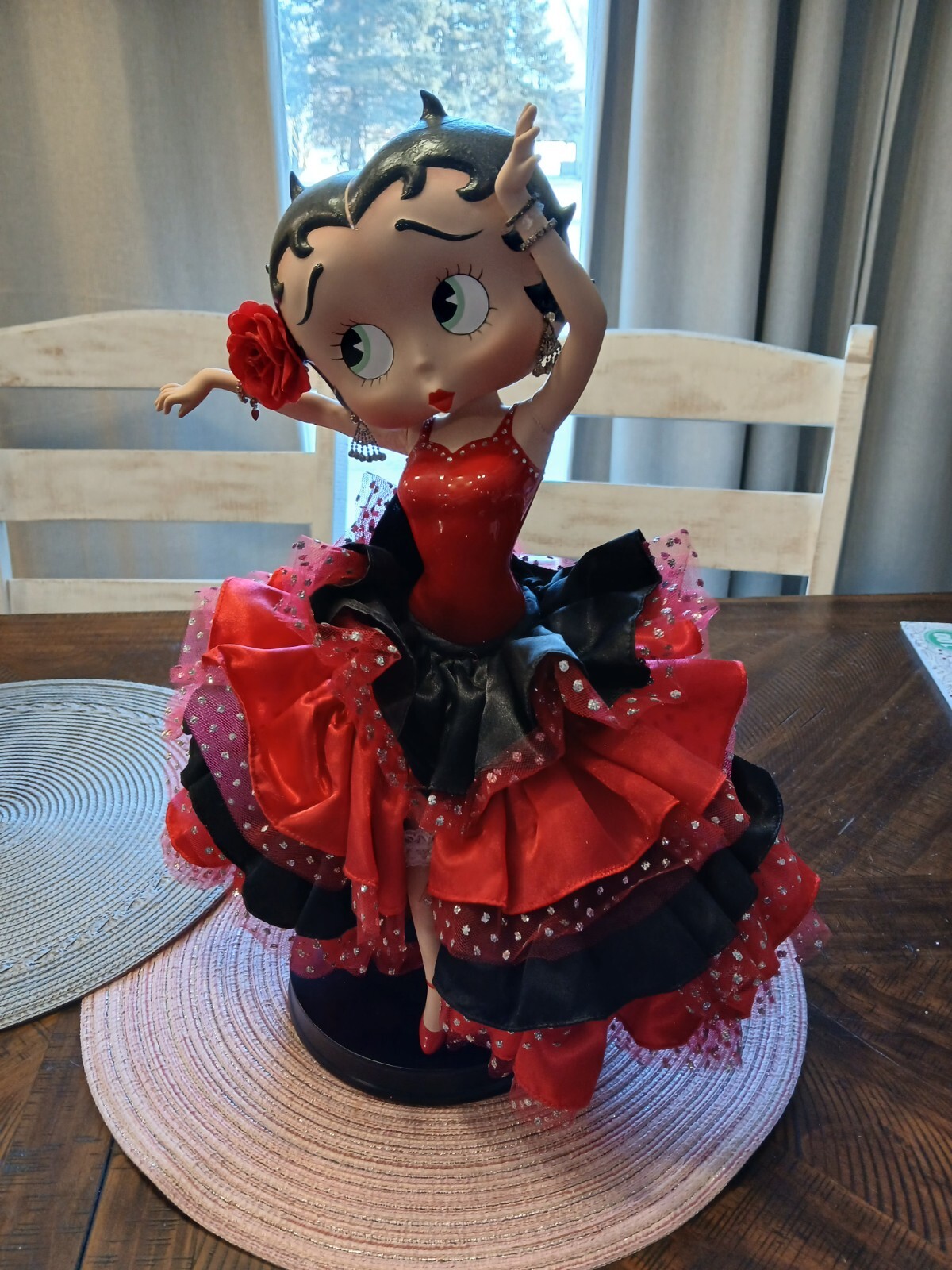 Vintage Betty Boop - Flamenco  - Complete with base 