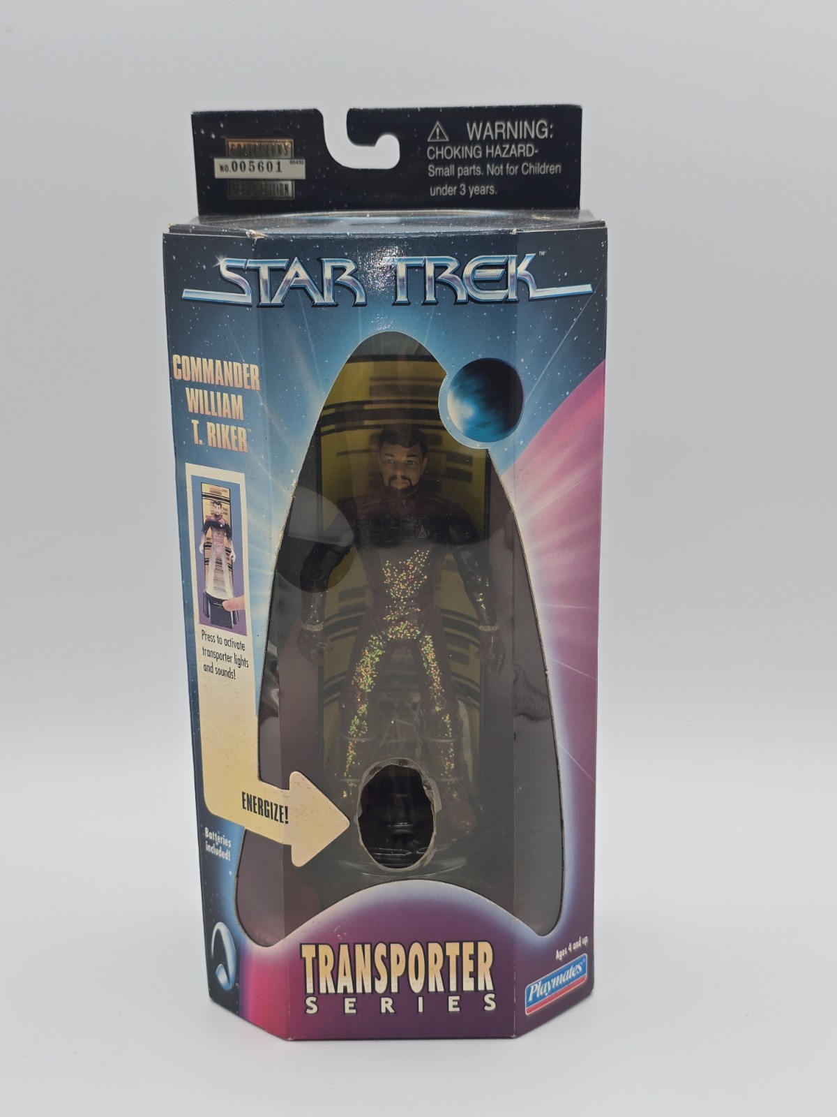 1998 Playmates Star Trek Transporter Serier Commander William T. Riker