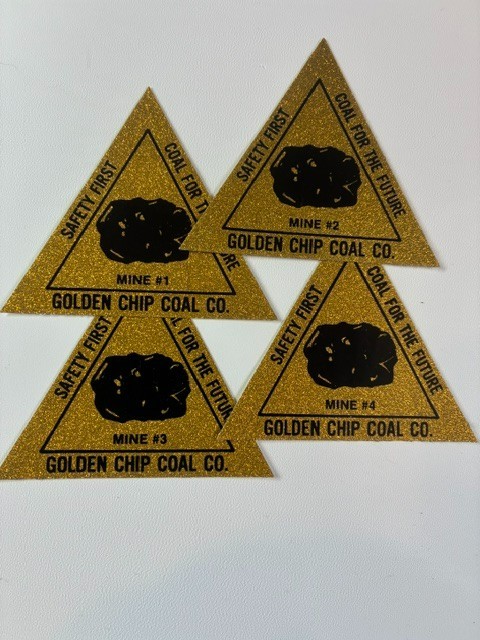 Lot of 32 Dickenson Co. Va. Coal Stickers.
