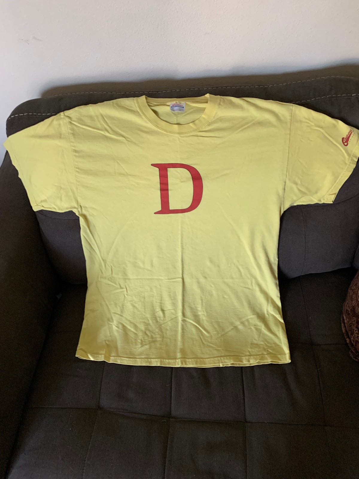 DAREDEVIL Original Yellow Large t shirt vintage Graphitti Designs - OUT OF PRINT