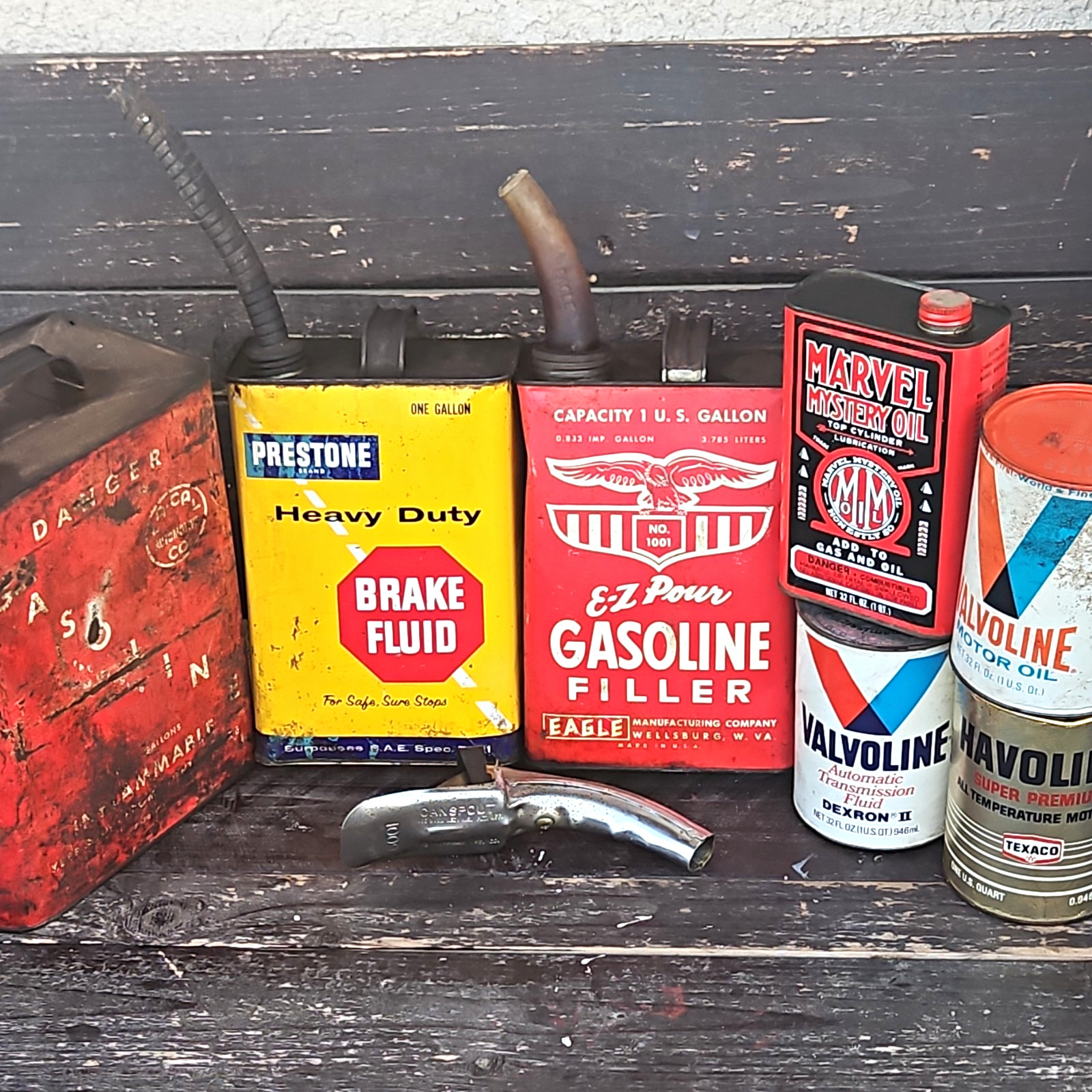 Vintage Lot Of Petroliana  Prestone, Valvoline, Havoline , Marvel And More....