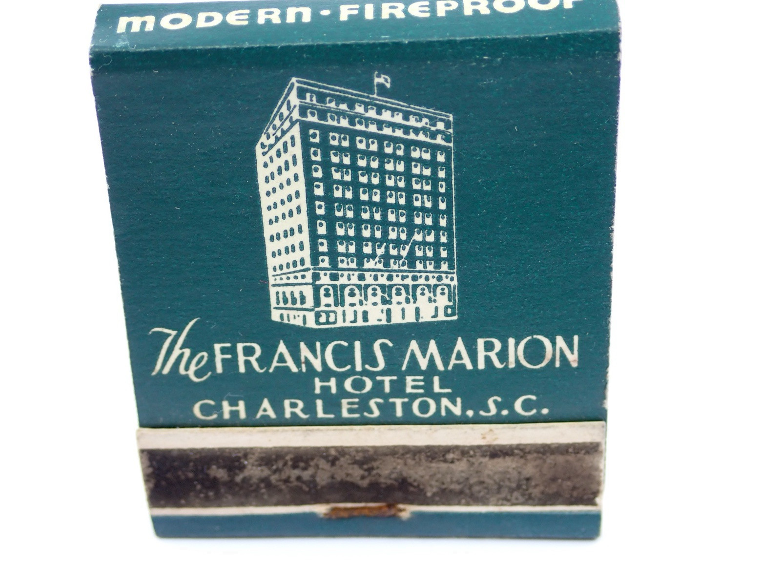 Vintage Matchbook The Francis Marion Hotel Charleston SC unstruck