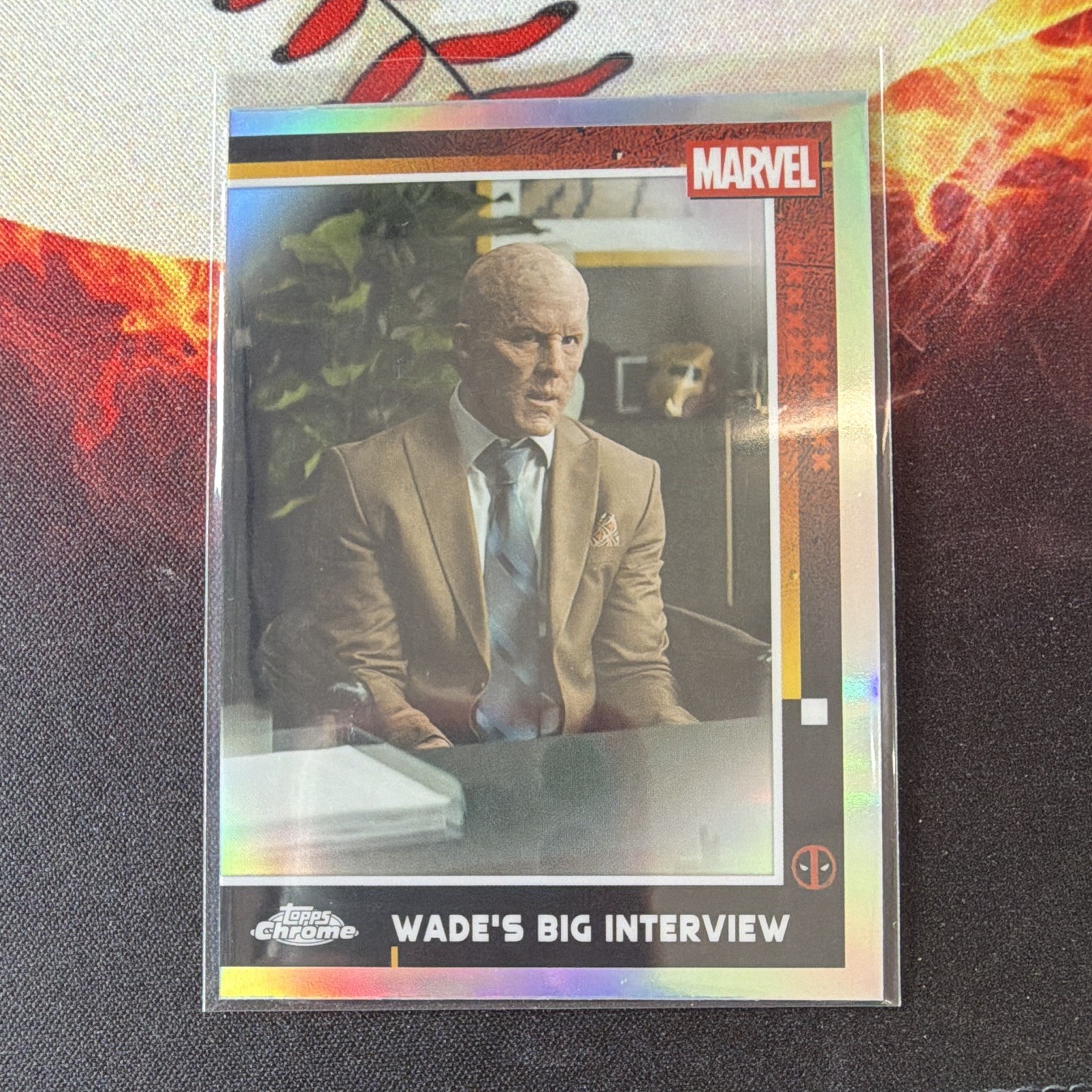 Topps 2025 Topps Chrome Deadpool & Wolverine #59 Wade's Big Interview Refractor