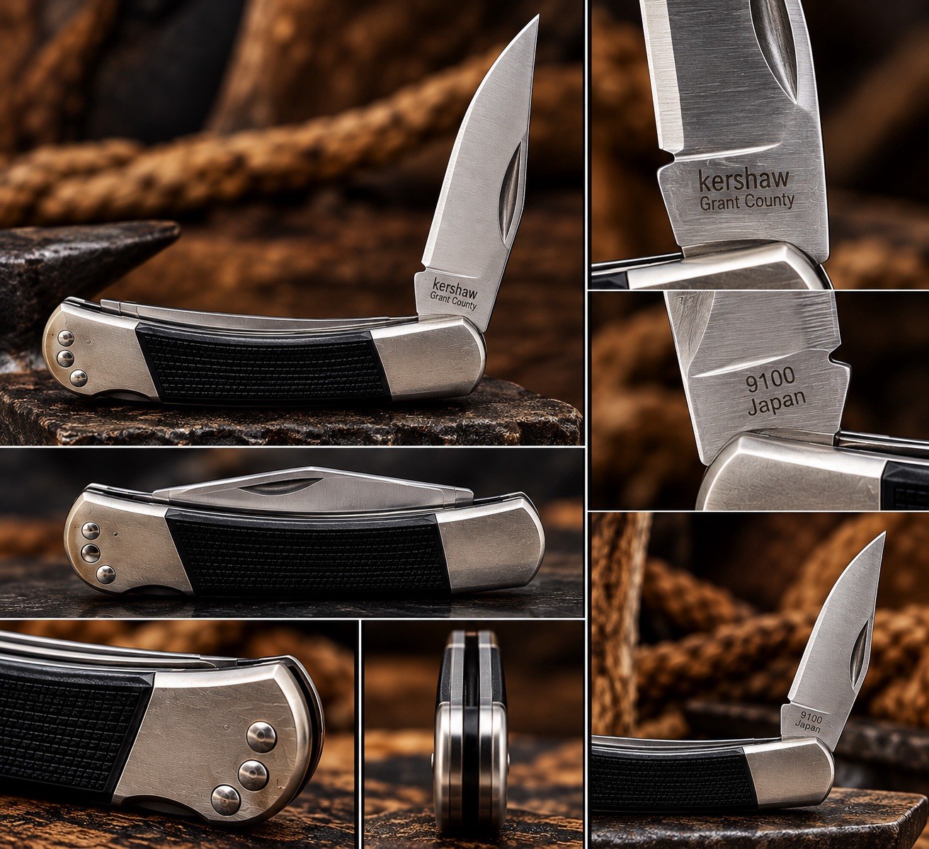 Kershaw Grant County 9100 Folding Pocket Knife