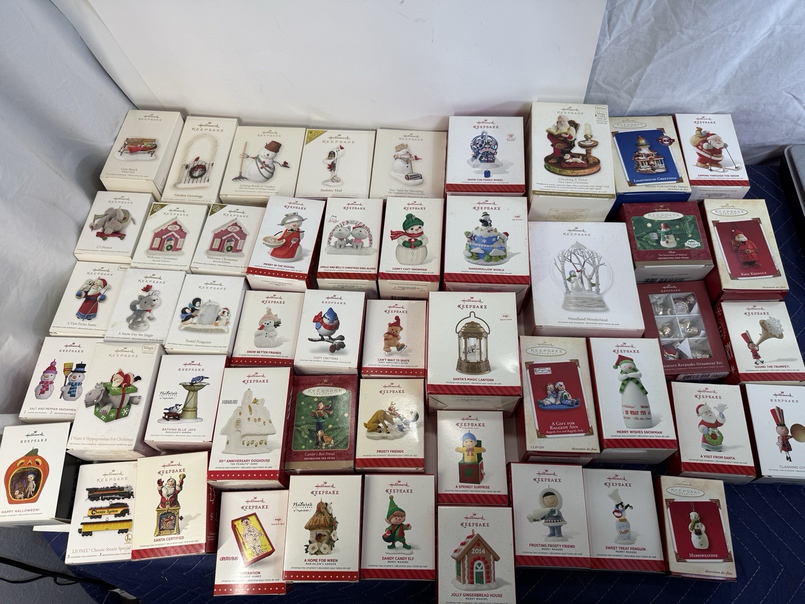 Hallmark Keepsake Christmas Ornaments Bulk Lot Boxed Magic Cord Series Lionel 