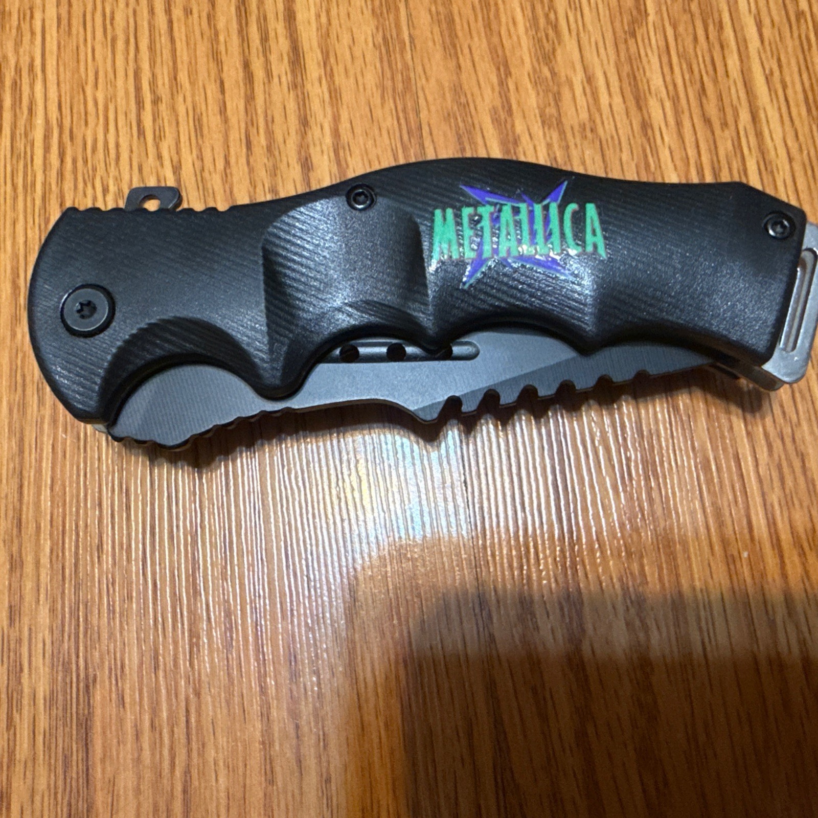 Metallica Rock Band  Spring Assisted Open Pocket Knife9”