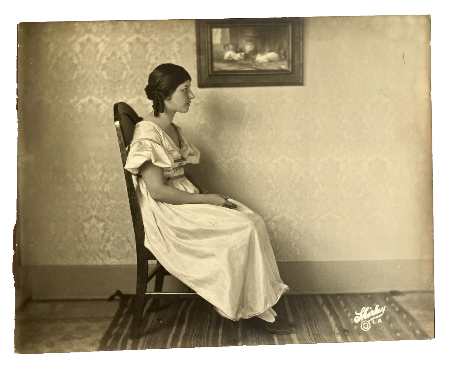 Photo Secession Movement Pictorialist Antique Photo Shirley Studio LA