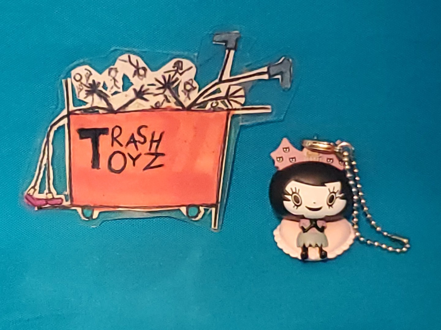 SHOGAKUKAN CIAO FUNKOMORI MORIRI CHARACTER MINI FIGURE KEYCHAIN BANDAI