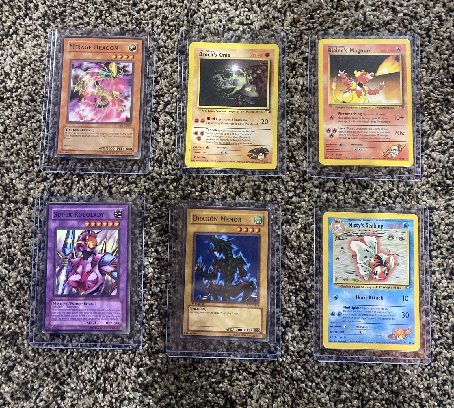 Vintage Yu-Gi-Oh – Dragon Menor, Super Robolady, Mirage Dragon – Etc