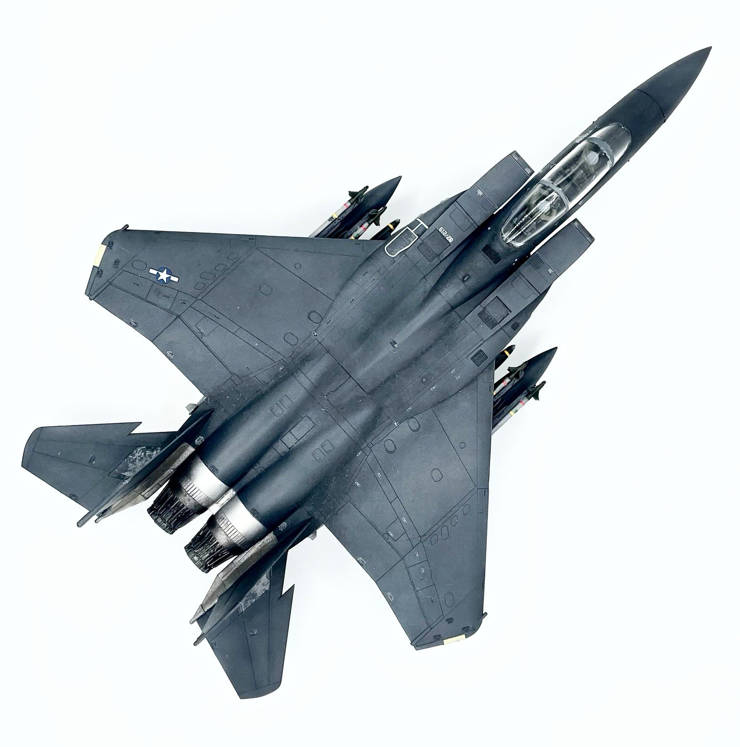 Pro built 1:72 scale F-15E Strike Eagle scale model