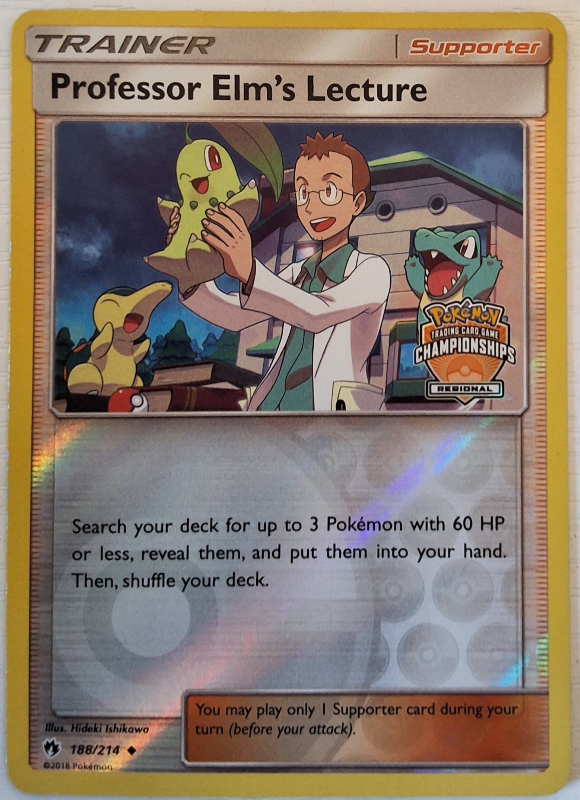 Professor Elm's Lecture 188/214 Regional Championships 2018 Reverse Holo LP