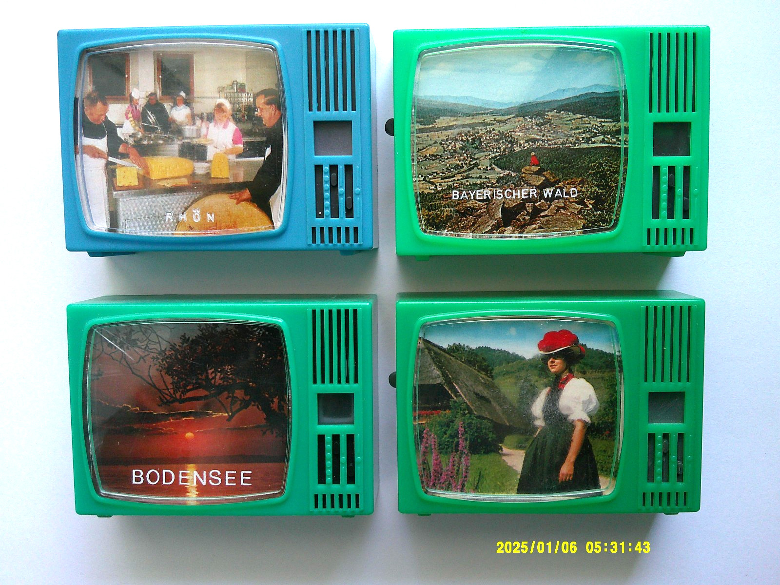 Vintage 4 Telemag TV Tourism Viewers  Germany from the 60\'s in great shape.