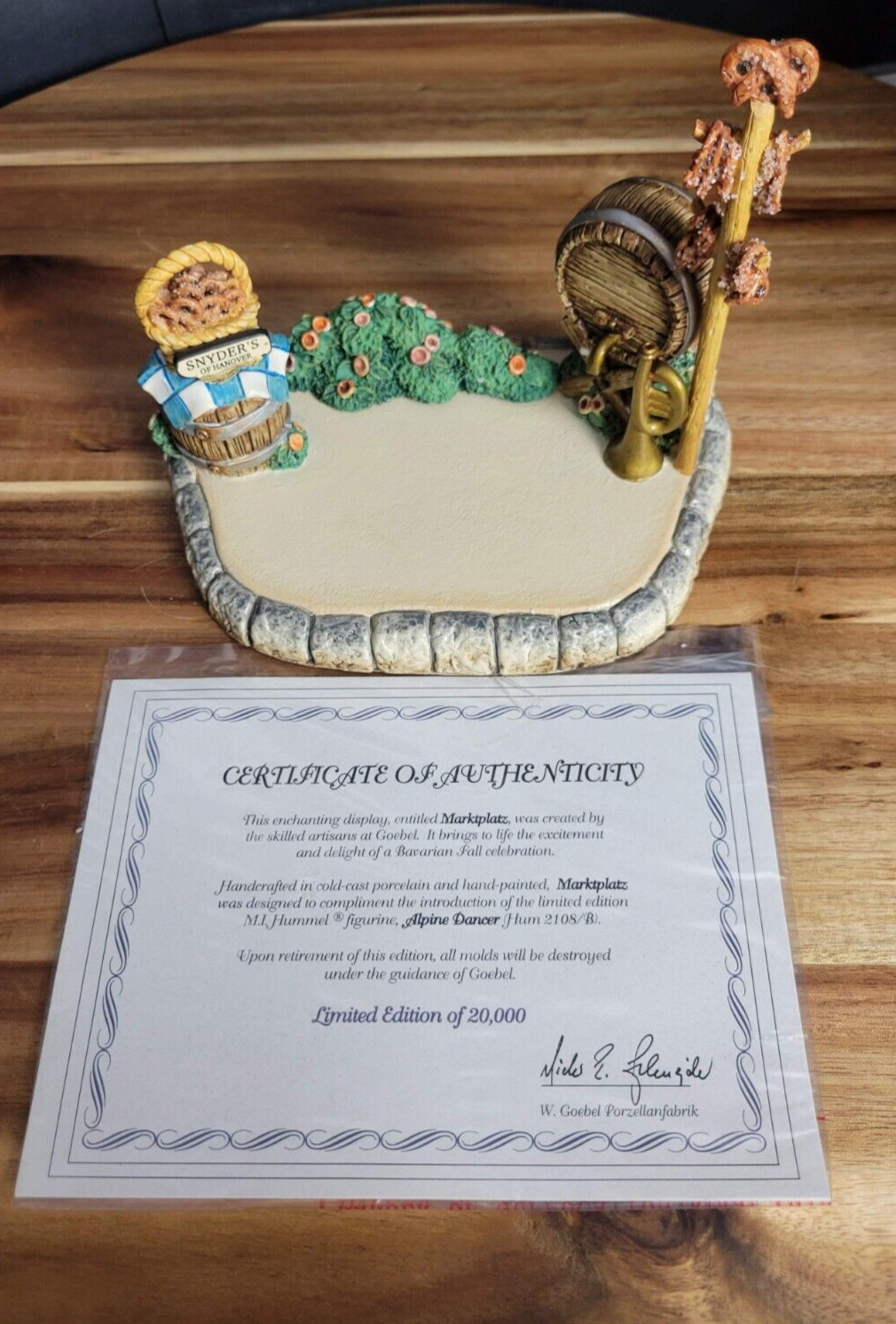 Hummel Goebel Mark #1065D - Marktplatz New in Box w/Certificate of Authenticity