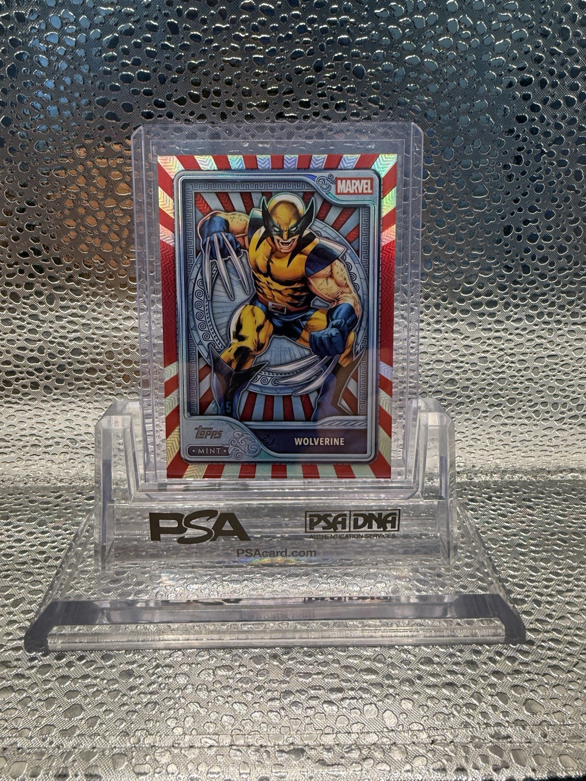 Ultra Rare 2026 Topps Mint Marvel Wolverine In Marvel We Trust Platinum #121 /5