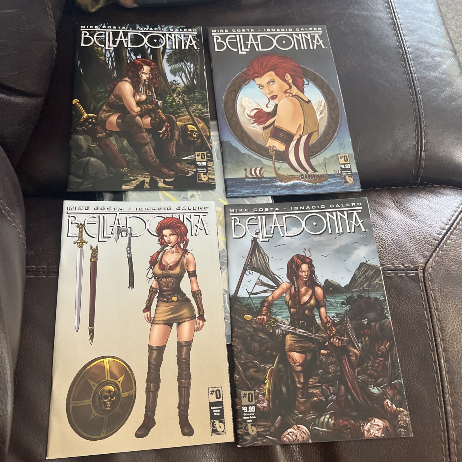 Belladonna #0 Kickstarter Reward Covers X4 Only On eBay (Avatar Press) Boundless