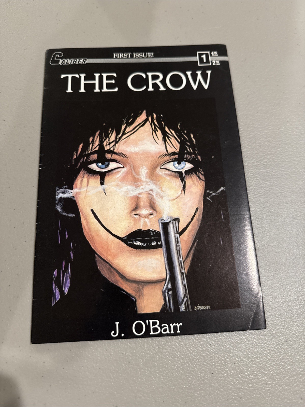 The Crow #1 second printing Caliber Press 1989 J. O'Barr black & white *READ