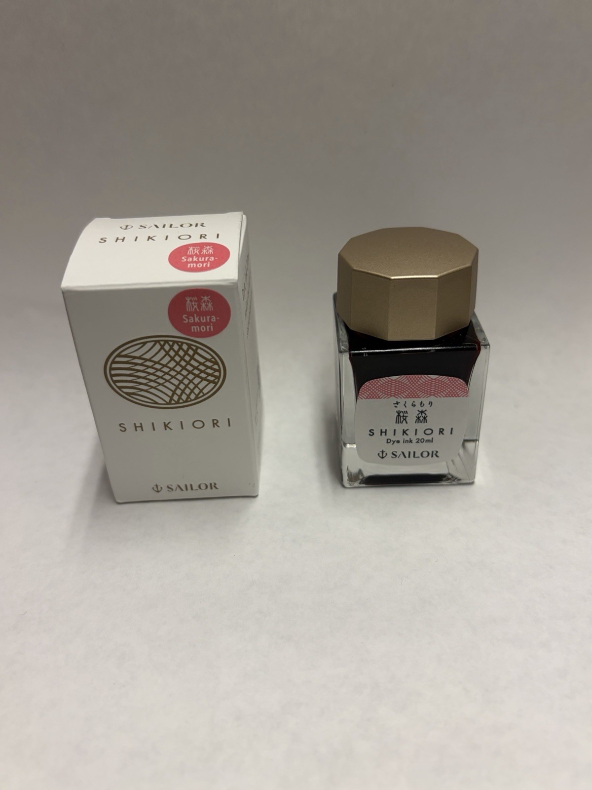 Sailor Shikiori Sakura-Mori Fountain Pen Ink with full  (mostly full)