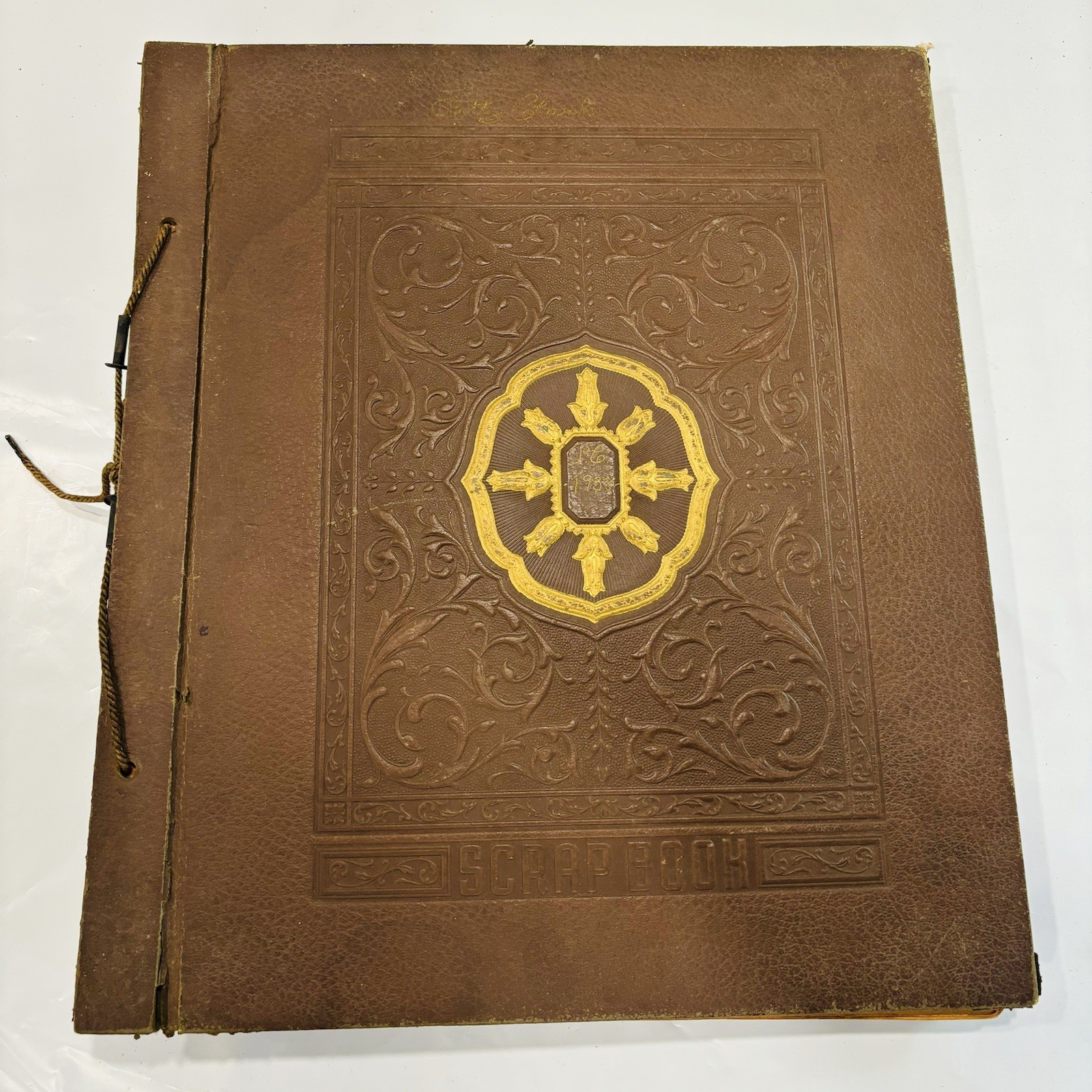 WW2 Scrapbook Album Military News Articles Political Cartoons Current Events