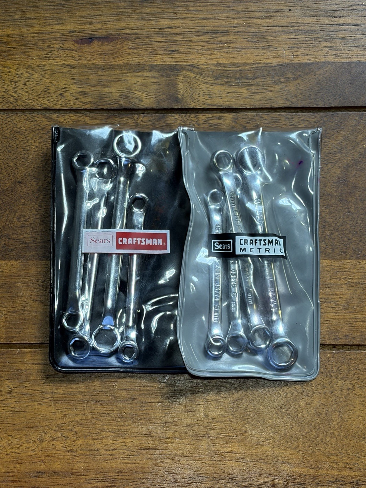 Vintage NOS Craftsman USA Midget Box End Wrenches Metric & SAE 
