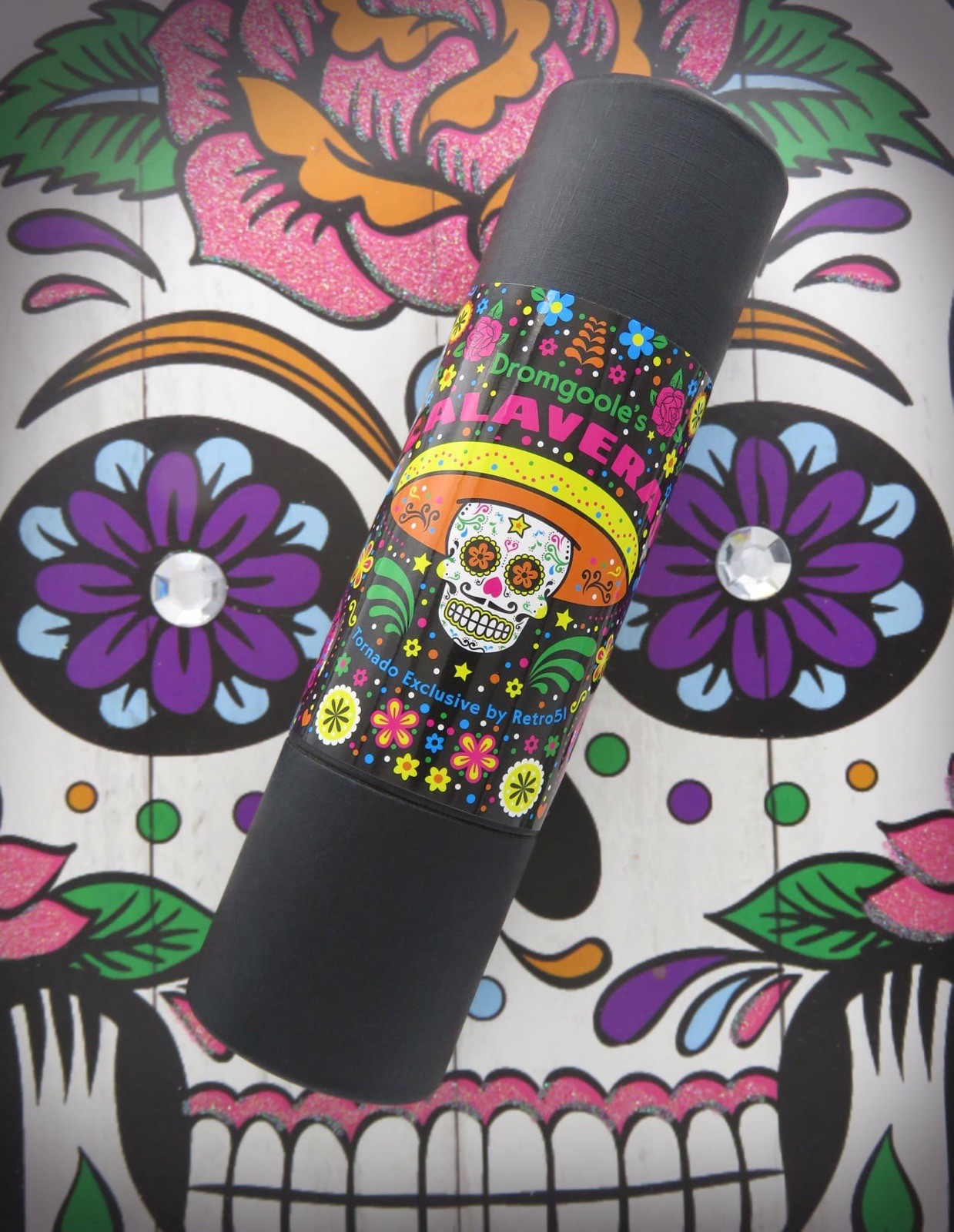 Retro 51 Tornado Calavera Dromgoole's Exclusive Rollerball Pen Brand New Sealed