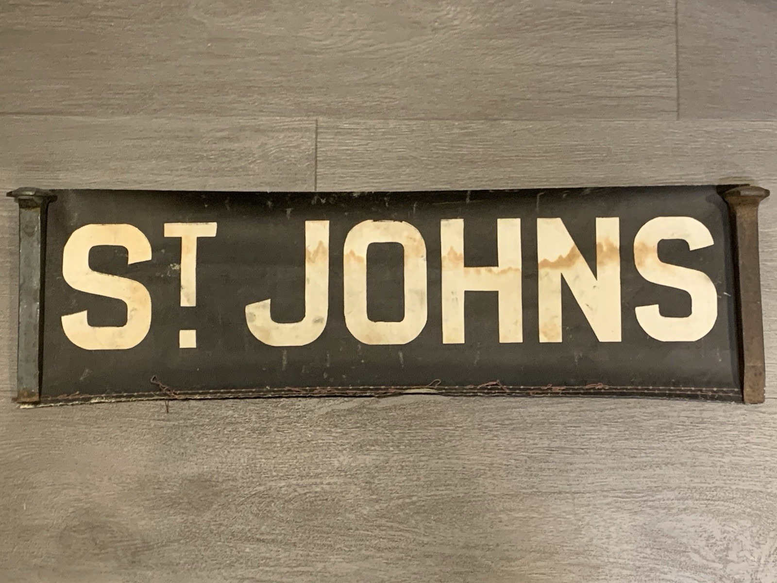 NYC BUS TROLLEY ROLL SIGN BROOKLYN SAINT ST JOHNS FINANCIAL DISTRICT MANHATTAN