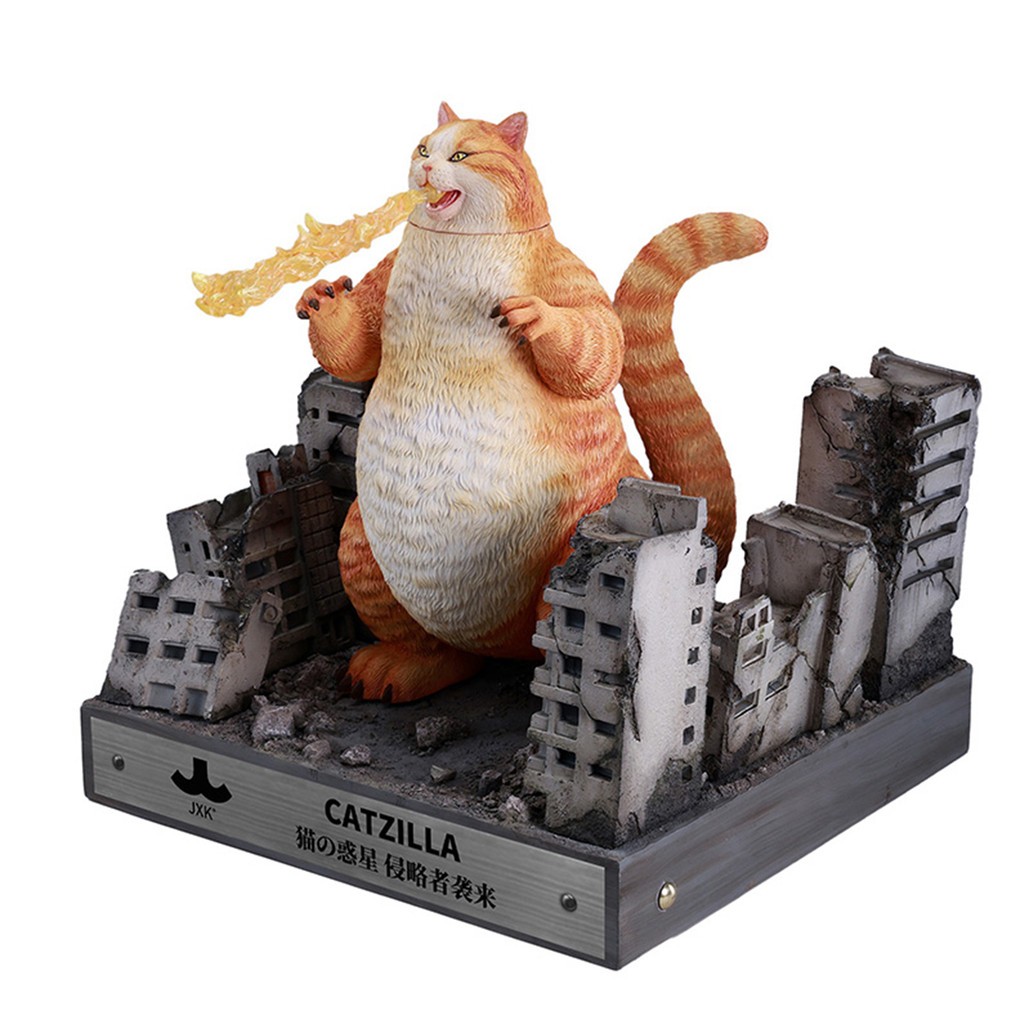 HIPLAY JXK Catzilla 1.0 PLUS Static Expertly Hand-Painted Animal Figurine