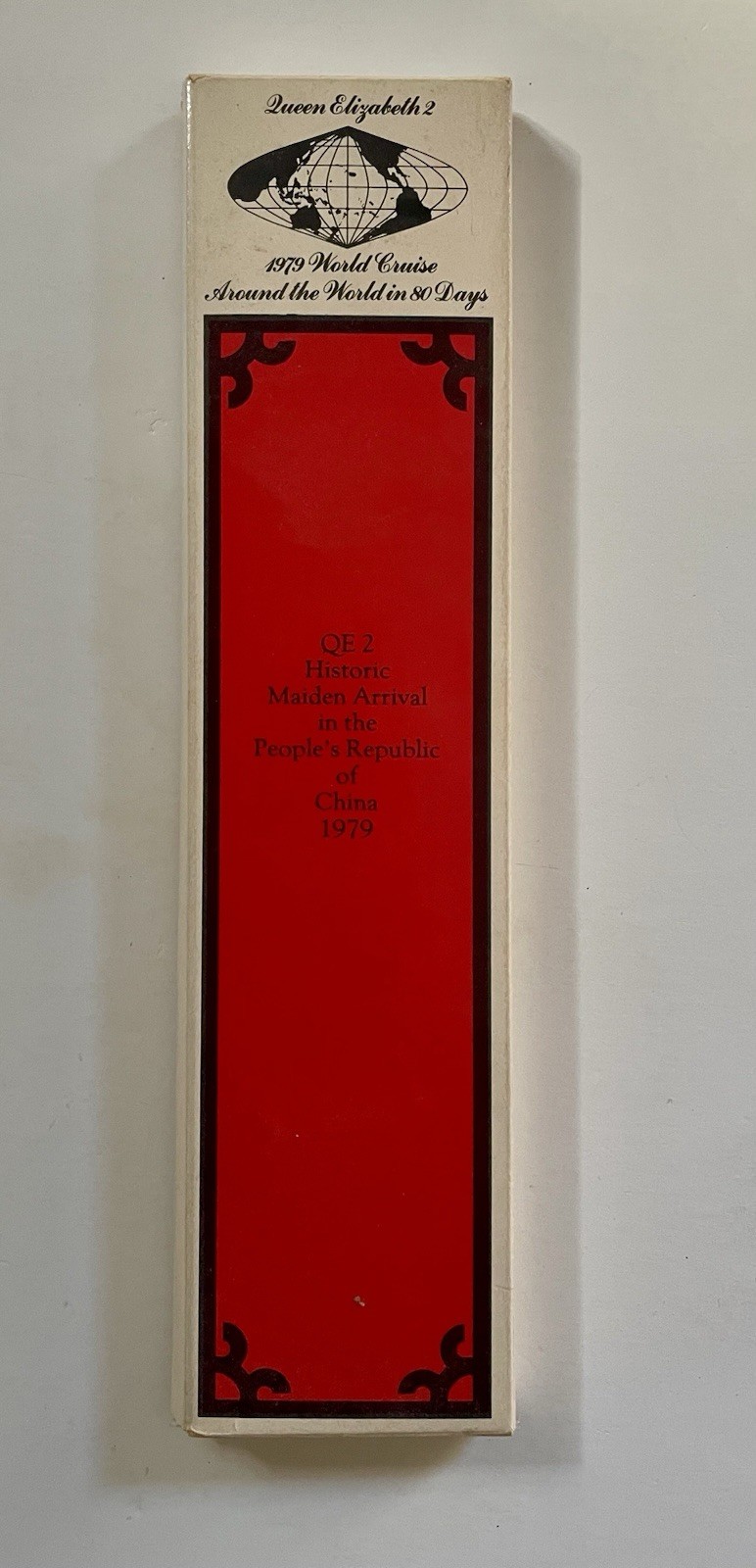 1979 QE 2 Historic Maiden Arrival to People\'s Republic China Chopsticks New Boxd