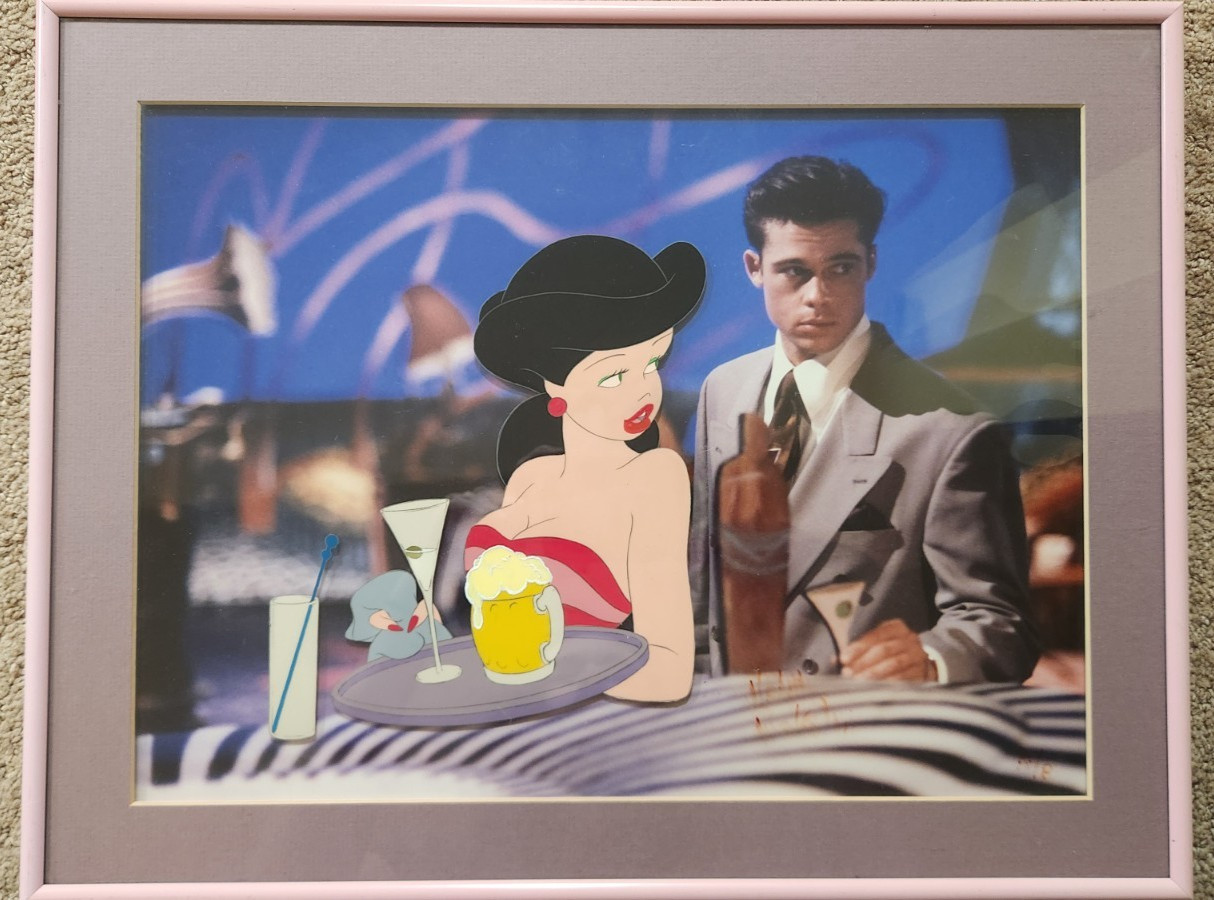 COOL WORLD Animation Art: Original Ralph Bakshi Cel w/autograph