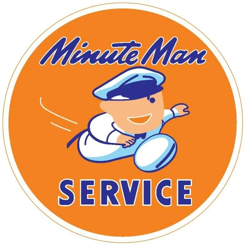 Union Oil Minute Man Service NEW Sign: 24