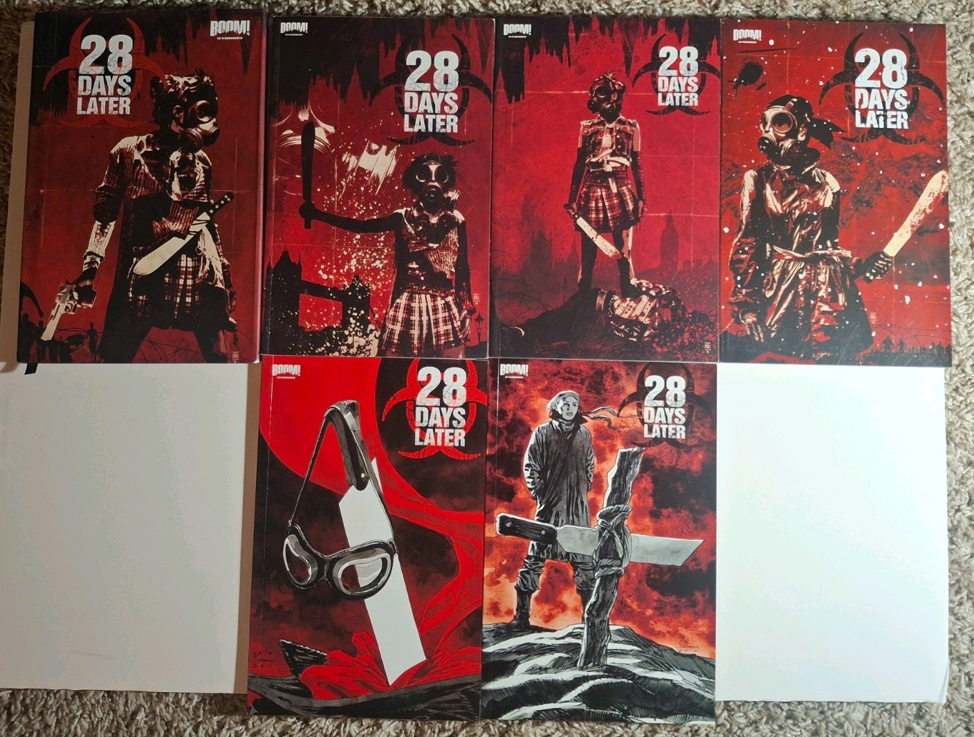 28 Days Later Comic Series Complete Set Vol 1-6 Hardcover Vol 1 First Printing