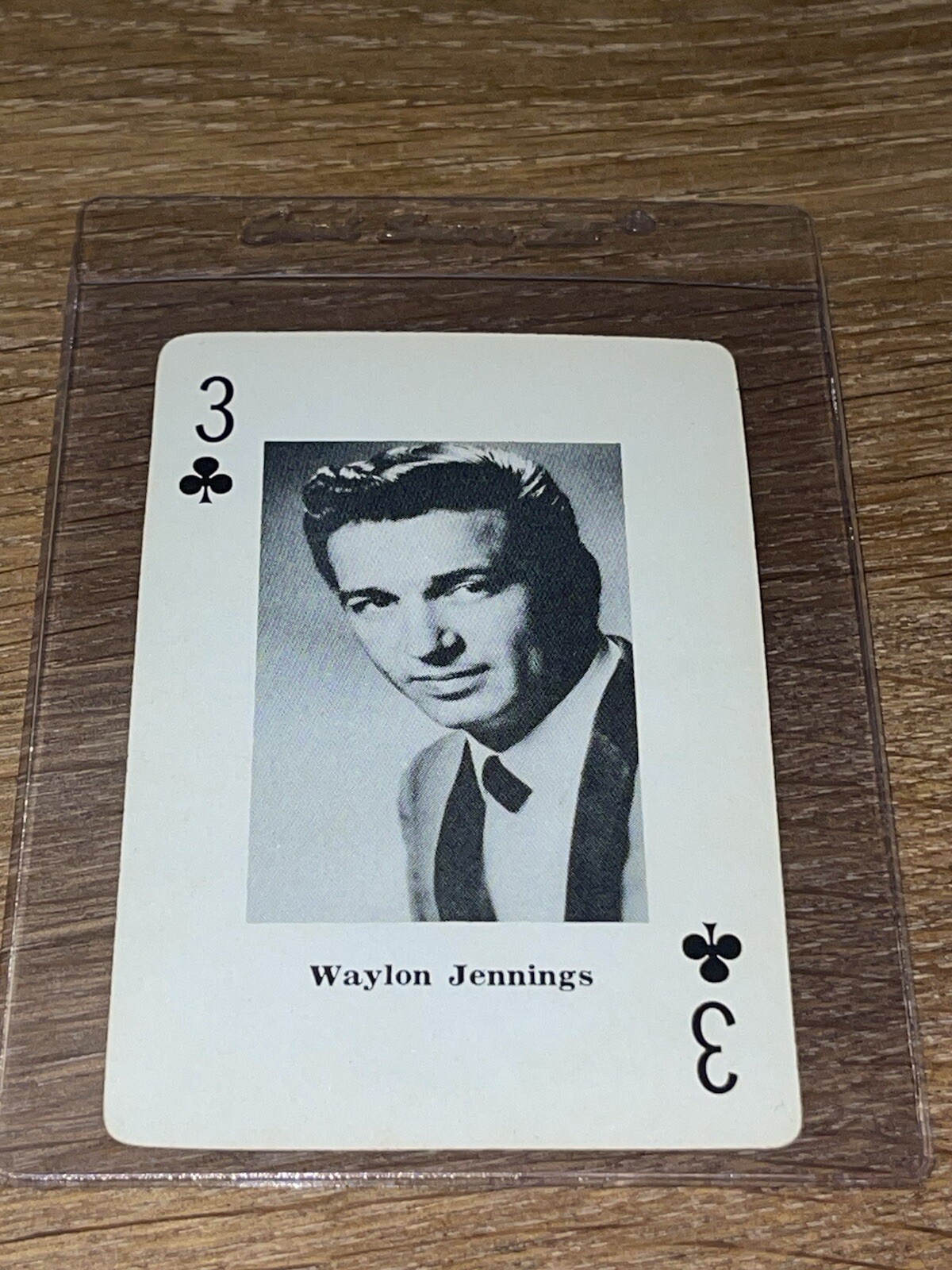 VINTAGE 1967 HEATHER COUNTRY MUSIC WAYLON JENNINGS 3 CLUBS CARD MUSIC CARD