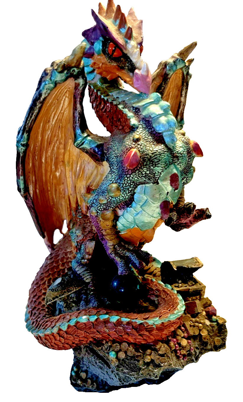 Mystical Dragon Figurine  Approx 9