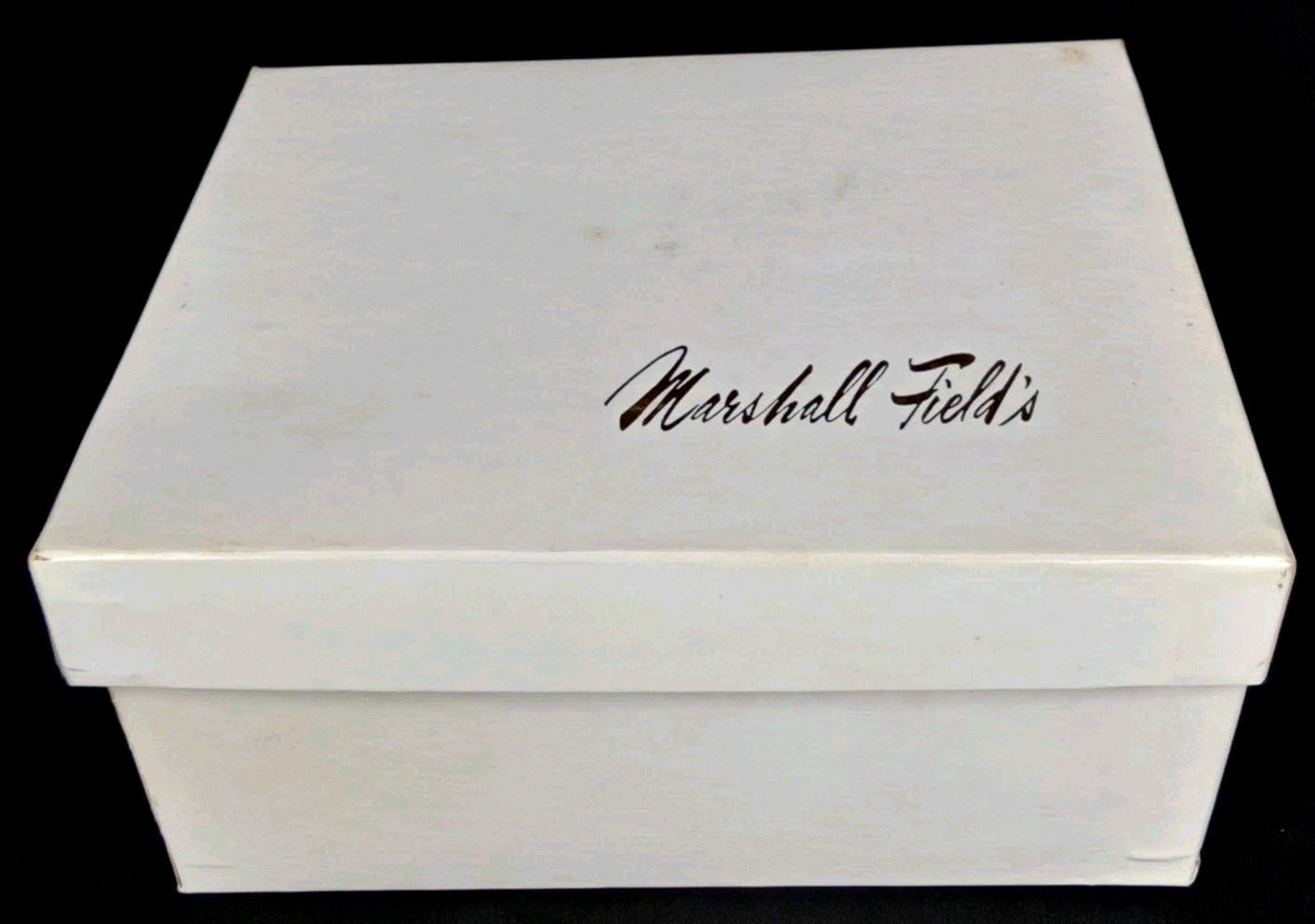 Vintage Marshall Field's Gift Box & Lid With Provenance Store 10 Chicago Loop