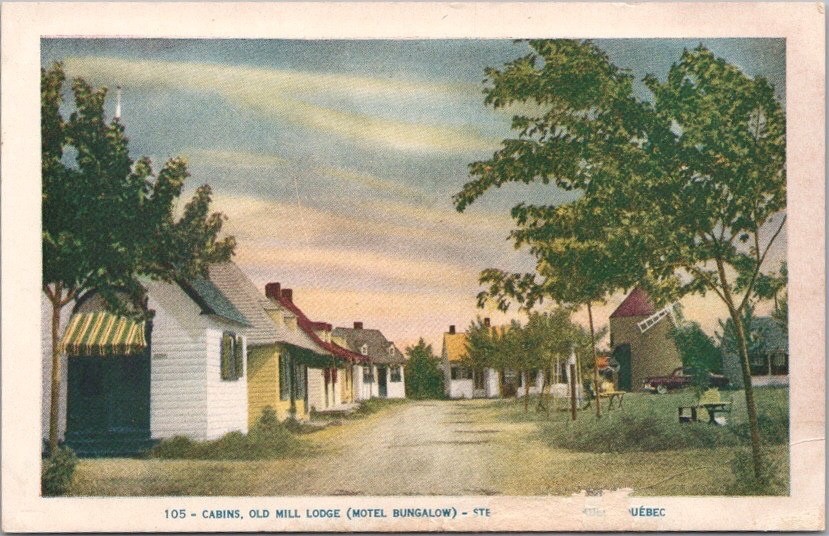 Ste Monique Des Saules, Quebec Canada Postcard \