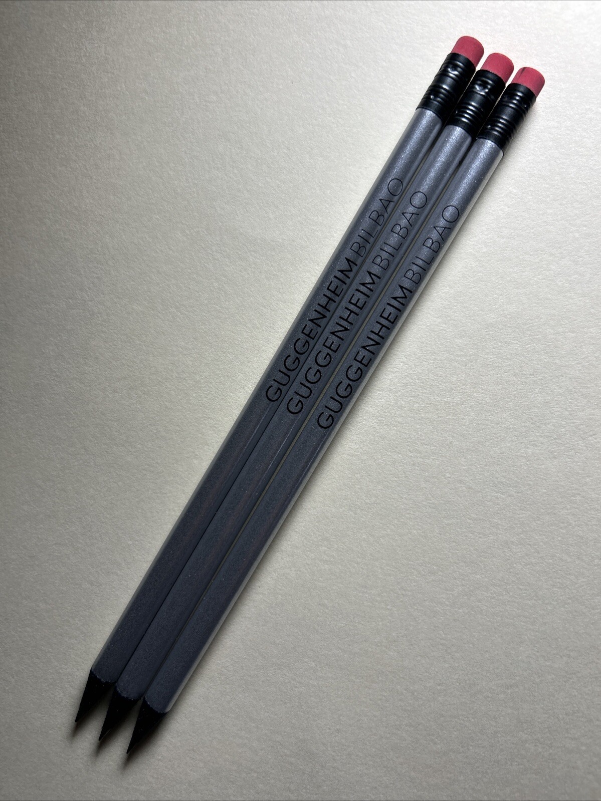 Guggenheim Bilbao Souvenir Pencils Lot of 3  from Guggenheim Museum Bilbao Spain