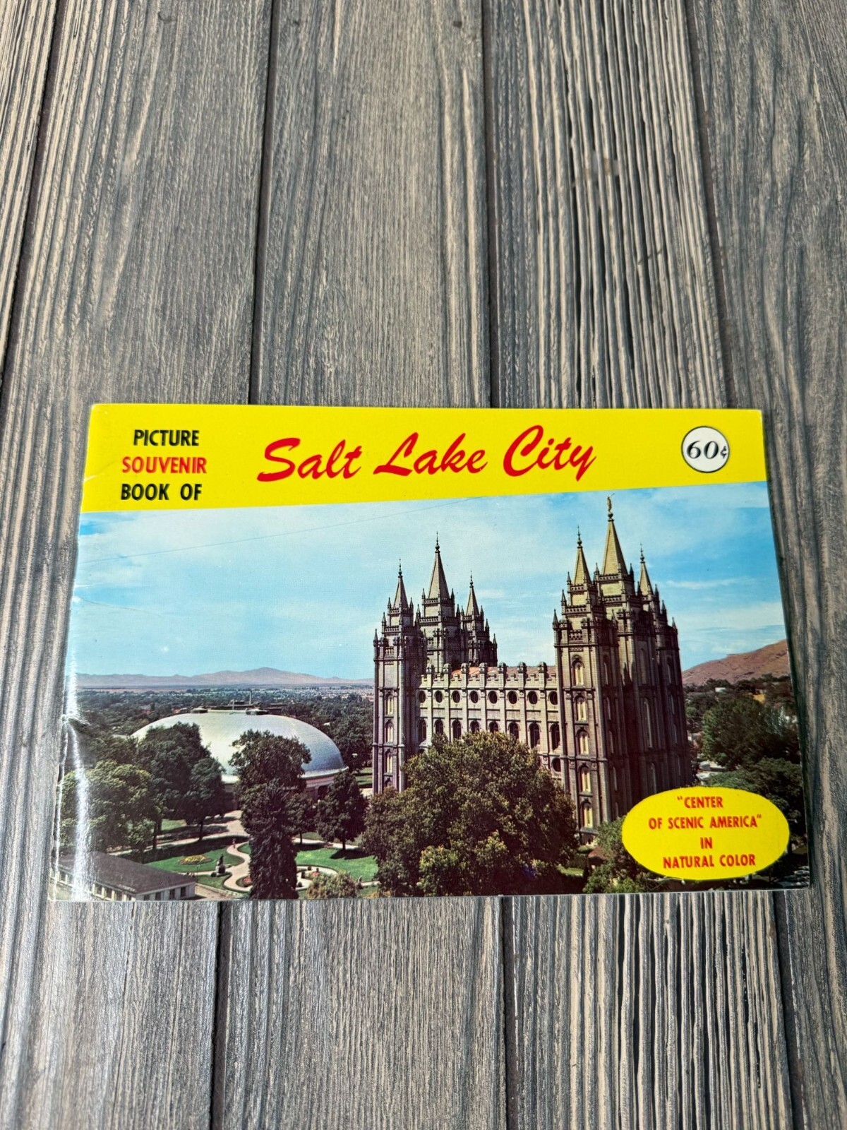 Vintage Picture Souvenir Book Of Salt Lake City In Natural Color