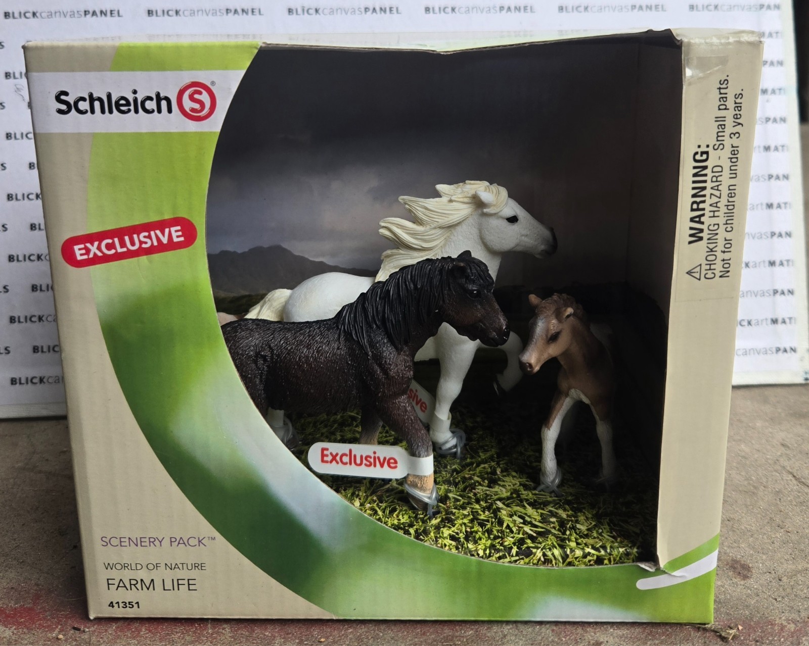 schleich scenery pack NIB retired exclusive set Icelandic horses
