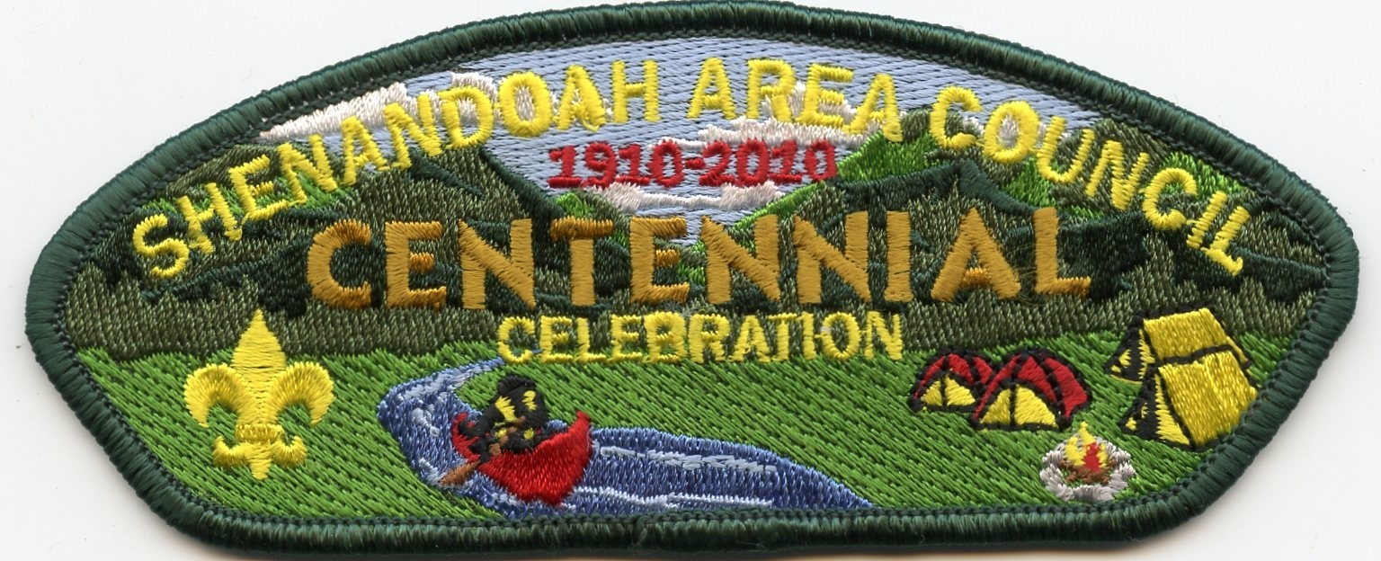 Shenandoah Area Council - BSA 100th Anniversary CSP - DGR border