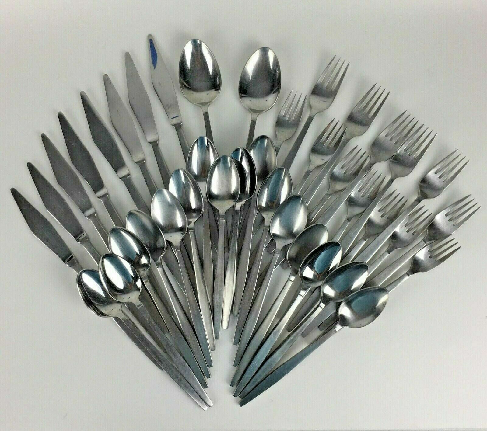 STANLEY ROBERTS SRI Bolero Stainless Silverware 39 pc Japan Vtg Mid Century Gift